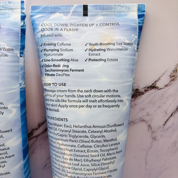 2-Sealed Nakery Beauty Cryo-Cool Cool Down Body Cream Tightening Deodorizing 6.6 - Picture 4 of 5